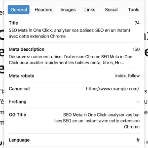 SEO Meta in One Click