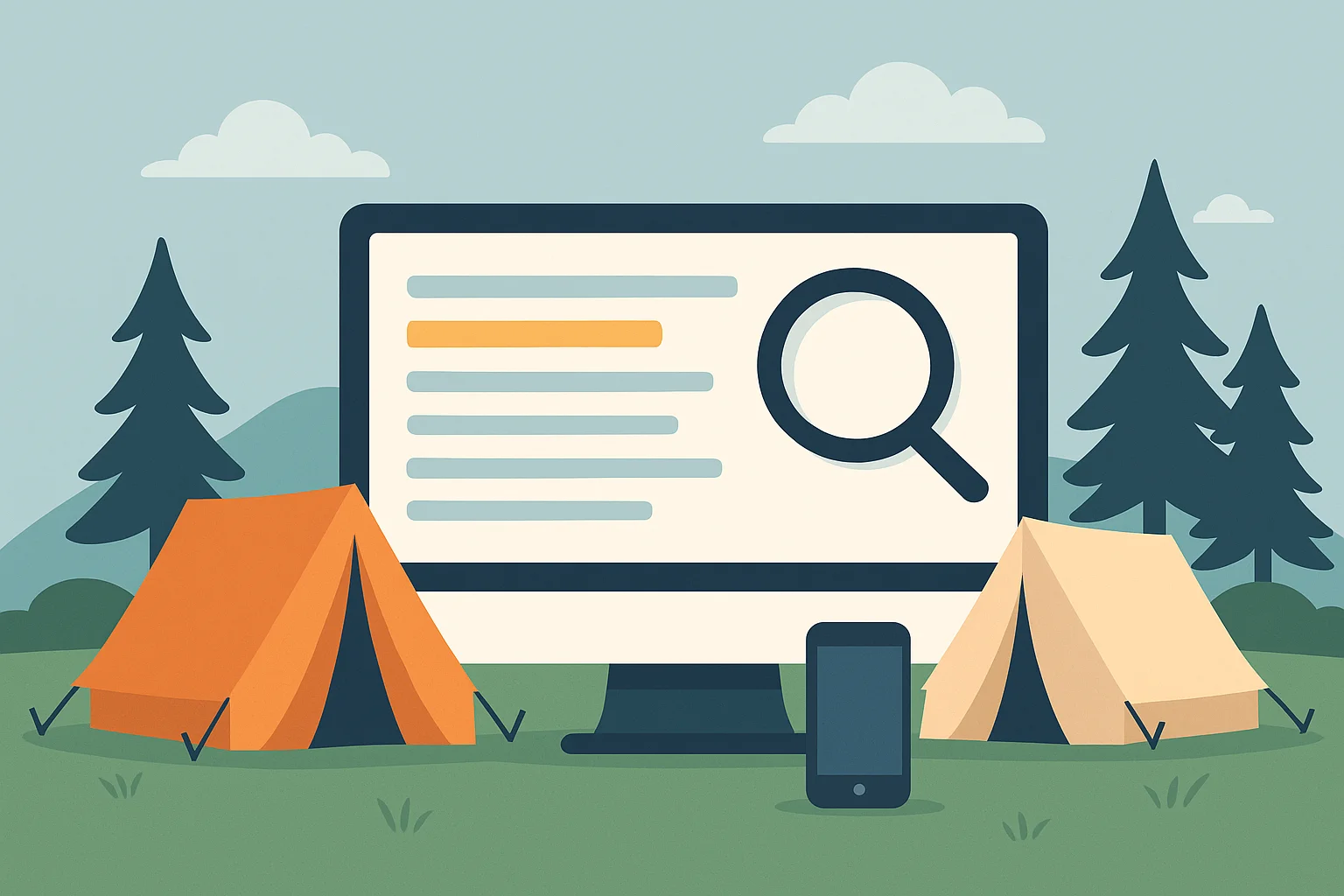 seo pour camping