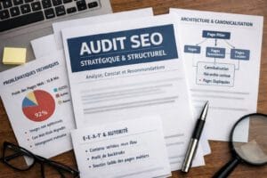 Exemple d’audit SEO stratégique (PDF) + méthode complète | Maxime Mendiboure