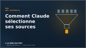 Comment Claude sélectionne ses sources : critères de fiabilité — analyse La Web Factory