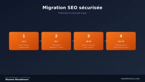 Migration SEO sécurisée : protocole 14 jours