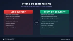 Le mythe du contenu long : 1500 mots qui convertissent