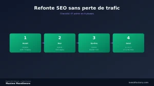 Refonte SEO sans perte de trafic : checklist 47 points