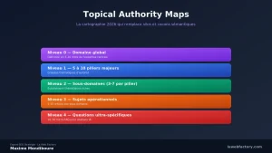 Topical Authority Maps : la cartographie 2026 qui remplace silos et cocons